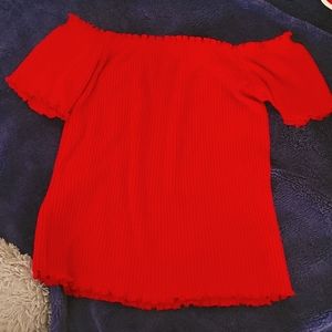 Over the shoulder top